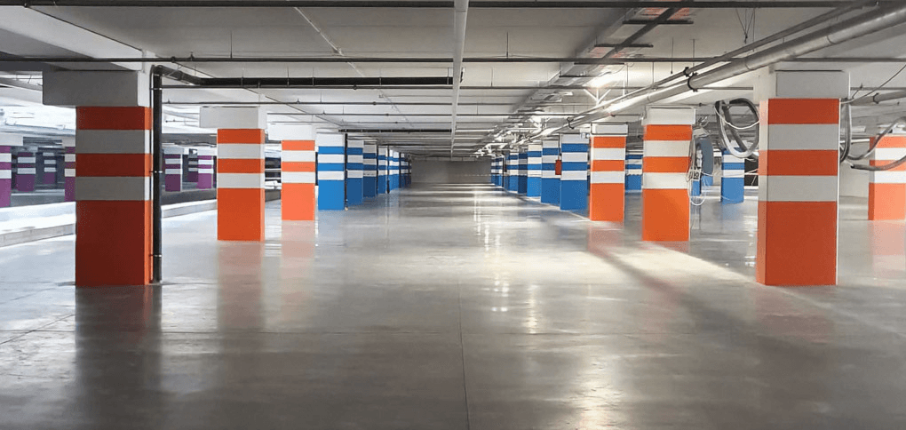 Parcheggio a due piani interrati